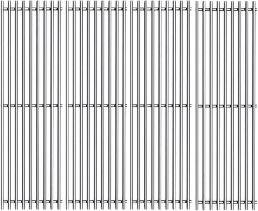 SF4104 (4-Pack) 17.75" Stainless Steel Cooking Grates Replacement for Gas Grill Models Brinkmann 810-3660-S 810-3661-F 810-9610-F 810-9620-0 810-6680-s and Smoke Canyon GR2002401-5C-00,Set of 4