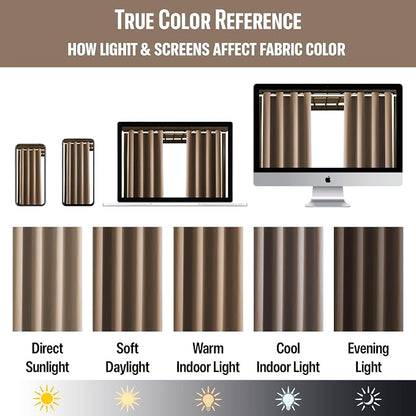 Waterproof Outdoor Curtain W105 x L95 - Image 6