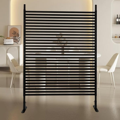 Outdoor Privacy Fence Screen, Privacy Fence Screen for Outside Decorative Privacy Screen Fence Panels, 3.94 ft W x 5.91 ft H Tall Divider for Outdoor Garden Backyard Patio Decorative, Brown, 1PC