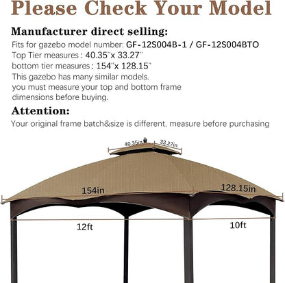 SCOCANOPY Khaki Ripstop Replacement Top Compatible - Image 2