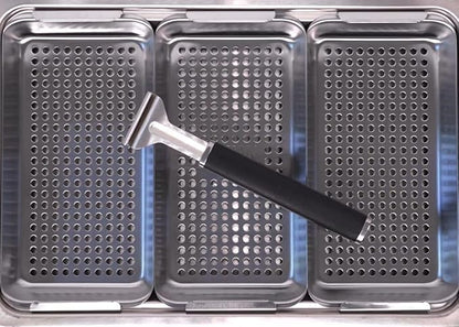Yukon Glory™ BBQ 'N SERVE Grill Baskets (Grill-to-Table Basket Extra Clip On Handle)