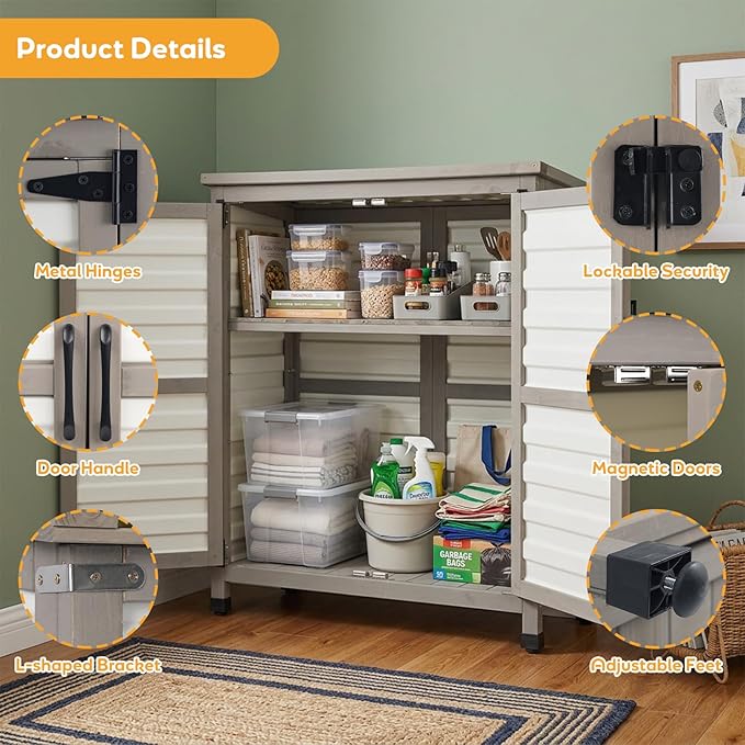 PetsCosset Outdoor Storage Cabinet - Image 4