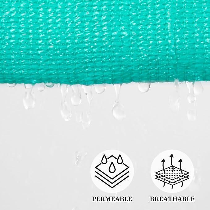 Shade&Beyond Custom Sun Shade Sail 6'x8'x10'TriangleSun Sail Shades Patio UV - Image 3