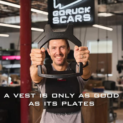 GORUCK 9.25LB and 6.25LB Curved Ruck Plate Compatible with GORUCK Rucking Weight Vests - 2 Pack