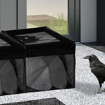 Outdoor Garbage Can - Large 125l Foldable Trash Container, Sturdy Lid Wastebasket, Multipurpose Recycling Bin, Sturdy Heavy Duty Design, Perfect Lawn Patio Kitchen Bathroom Garage Rv Use