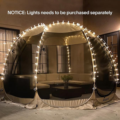 Alvantor Pop Up Screen House Tent, Instant Outdoor Gazebo - Image 9