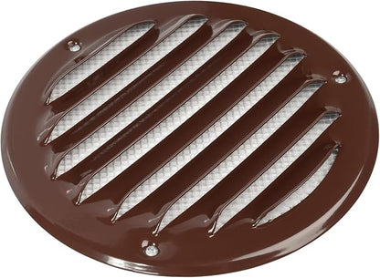Repa Market 4 Inch (Opening Dimensions) Air Vent Covers/Brown Galvanized Steel Return Air Grille/AC Vent Cover/Wall or Ceiling HVAC Registers Grilles & Vents for DIY & Home Improvement