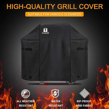 SUPJOYES Gas Grill Cover for Weber Spirit II 310, 51 Inch BBQ Grill Covers, Heavy Duty Waterproof Barbecue Accessories
