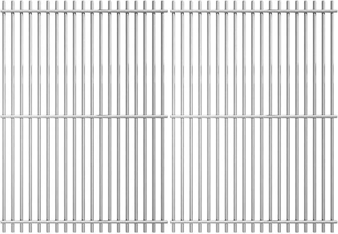 18.75" Stainless Steel Cooking Grate for Weber Genesis II 300 and Genesis II LX 300 Series Gas Grills, Genesis ll LX E/S-340, Genesis ll S-310, Genesis ll 310/335, Replacement Parts for Weber 66095