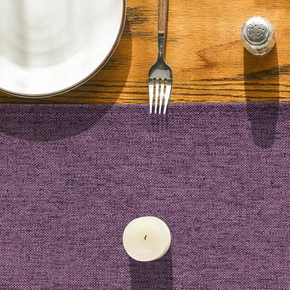 Artoid Mode Purple Table Runner, Seasonal Summer Washable Kitchen Dining Table Decoration for Home Party Decor 13x60 Inch