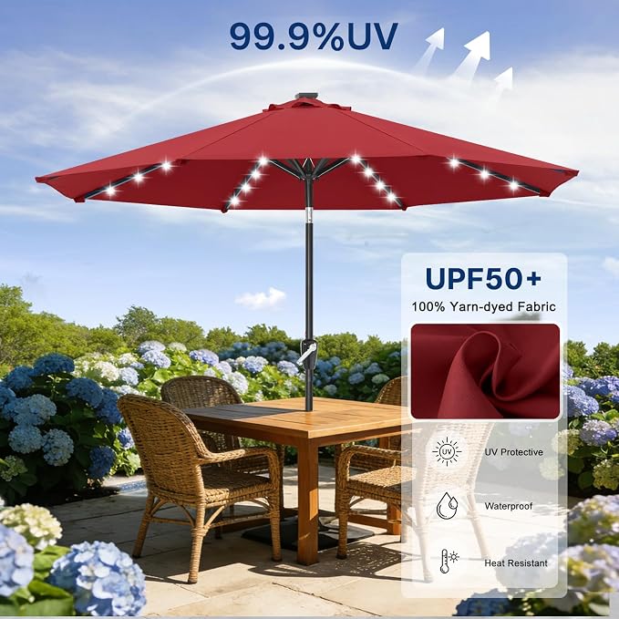 ABCCANOPY Solar Led Patio Umbrella - Image 6
