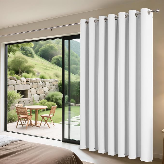 Joydeco Blackout Patio Sliding Door Curtains, Privacy Room Divider Curtains | - Image 3