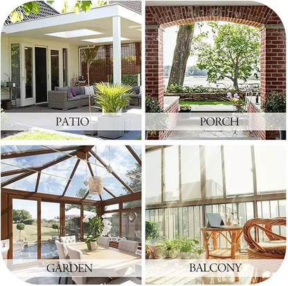 Forest Theme Outdoor Curtains for Patio Waterproof,Trees Moon Lake Pattern,Weatherproof Outside Curtain for Cabana, Porch, Pergola and Gazebo,Set of 2 Panels,W42 x L84,Green