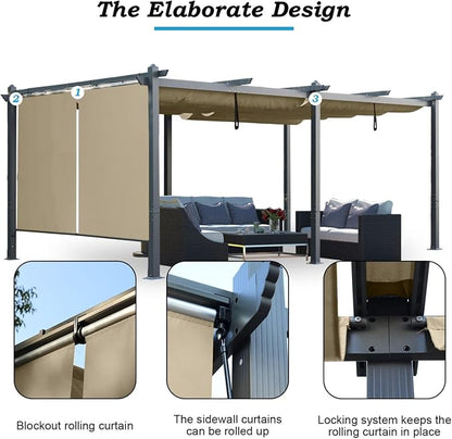 12 x 20 ft Outdoor Pergola - Image 7