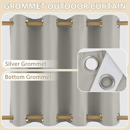 HDCAXKJ Waterproof Outdoor Curtains - Image 3