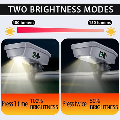 Thanksgiving & Christmas Gift Pick, BBQ Grill Light for Blackstone Griddle, Solar/USB-C Rechargeable LED Grill Lights for Outdoor, Auto On/Off 360° Rotation, Grill Lights for Griddle Accessories