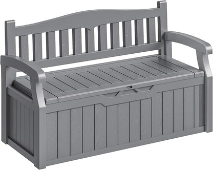 Homall 75 Gallon Outdoor Storage Benches Lockable Deck Box Waterproof | UV by Homall