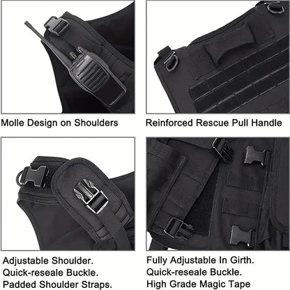 YAKEDA Adjustable Tactical Airsoft Training Vest | Camping, Fishing, Hunting,Gift for Halloween and New Year