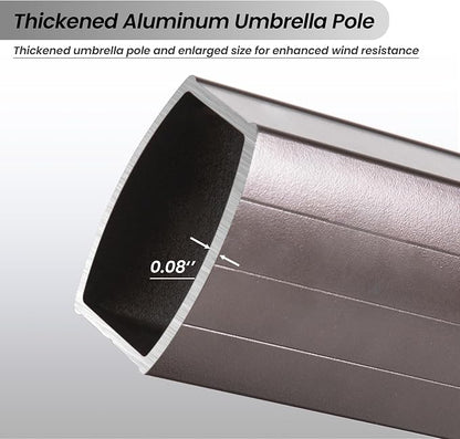 10 X 13 FT Cantilever Patio Outdoor Umbrella - Image 9
