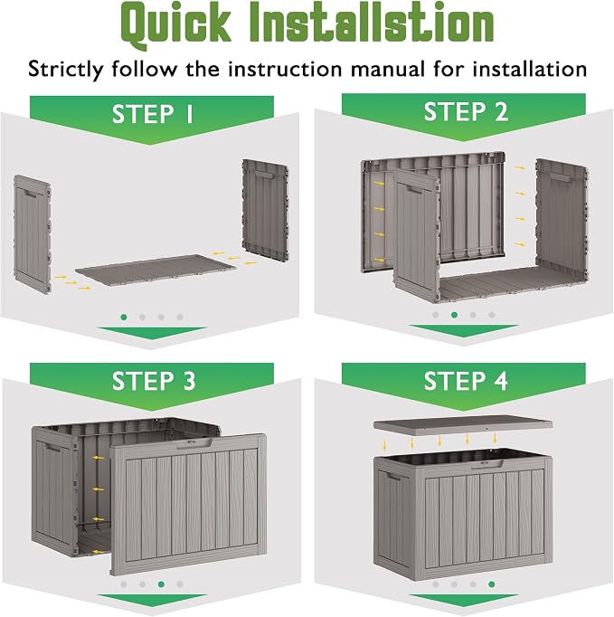 Outdoor Storage Waterproof Deck Box - Image 6