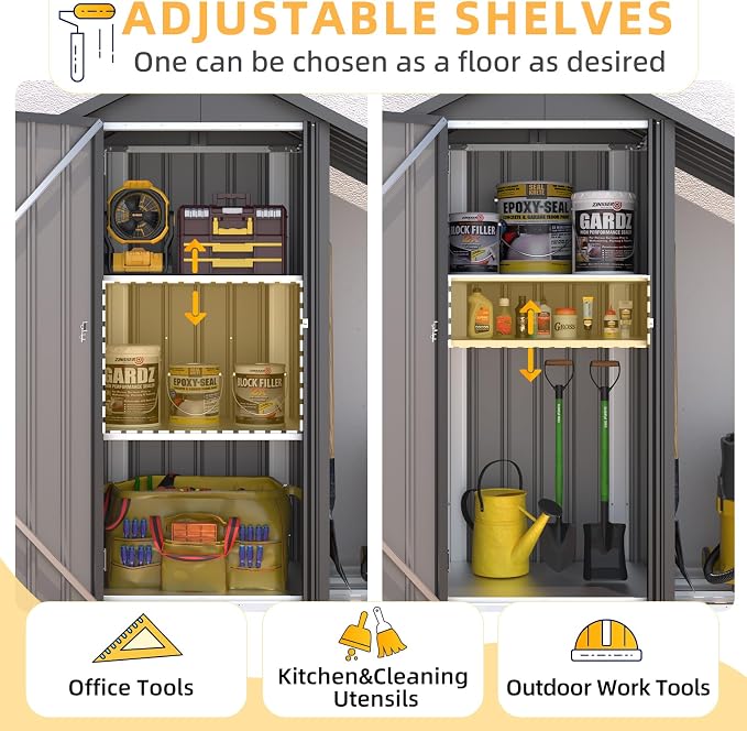 AECOJOY Vertical Outdoor Storage Cabinet - Image 5