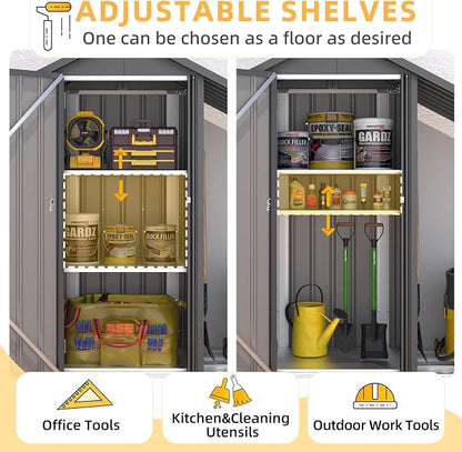 AECOJOY Vertical Outdoor Storage Cabinet - Image 5