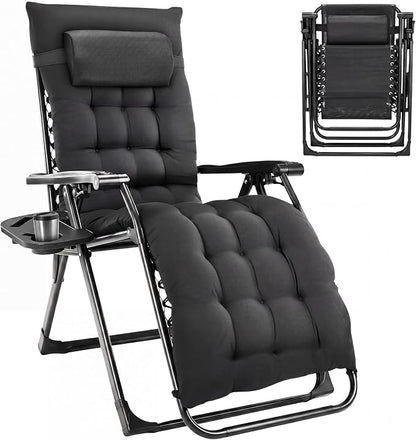 Alpen Oversized Zero Gravity Chair, Portable Patio Lounge Recliner, Removable by ALPEN