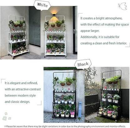 lumizone Foldable 4-Tier Plant Stand - Image 8