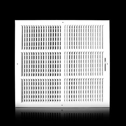20x18 Vent Register [Duct Opening], Vent Covers for Home Ceiling, Two-Way Ventilation Register, Adjustable Solid Steel Wall Register Vent Cover (20"W x18"H [Duct Opening])