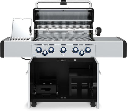 Broil King 958944 Regal S 590 Pro IR Propane Gas Grill, 5-Burner, Stainless Steel
