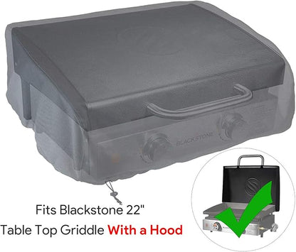 Griddle Cover Replacement for Blackstone 22" Table Top Griddle, Heavy Duty 600D Polyester Hood