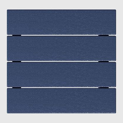 Costaelm Kids Outdoor Side Table, Small Patio HDPE Adirondack Square Table, Porch End Table for Outside Pool Garden, Navy Blue