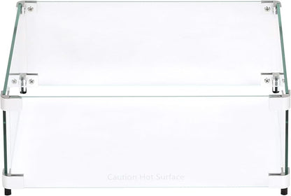 Celestial 17.5" x 17.5" x 6" Wind Guard, fits Celestial 12” Square Fire Pit Burner Pans for Gas Fire Pits