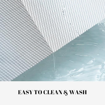 Placemats Set of 8 Vinyl/Plastic Woven Place Mats for Kitchen Table Indoor/Outdoor Washable Placemat Wipeable Dining Table Mats (Silver Cube,8)