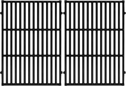 GGC 18.75" Grill Grates for Weber Genesis ii E-310, E-315, E-325, E330, E335, S-310, S-335, S-345 Genesis II LX S-340, LX E-340, 2 PCS Cast Iron Grates for Weber 66095 66802