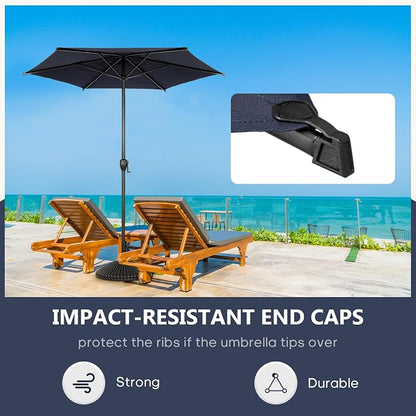 Abba Patio 7.5FT Lyon Outdoor Patio Umbrella Outdoor Table Umbrella - Image 4