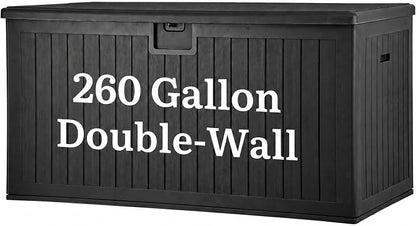 YITAHOME 260 Gallon Large Deck Box by YITAHOME