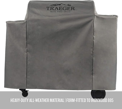 Traeger Grills BAC513 Full-Length Grill Cover Grill Accessory - Ironwood 885