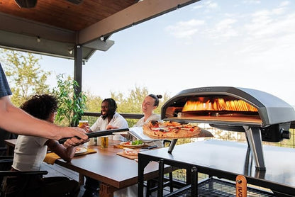 Ooni Koda 16 Natural Gas Pizza Oven - Essentials Pizza Oven Bundle - Includes 14" Perforated Pizza Peel
