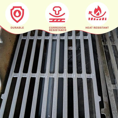Spirit 200 Grill Grates 7635 Flavorizer Bars for Weber Spirit and GS4 Spirit II 200 Series Grills Spirit E210 S210 E215 E220 S215 S220, Spirit 2 E210 S210 Replacement Parts (Front Mount Controls) 7637