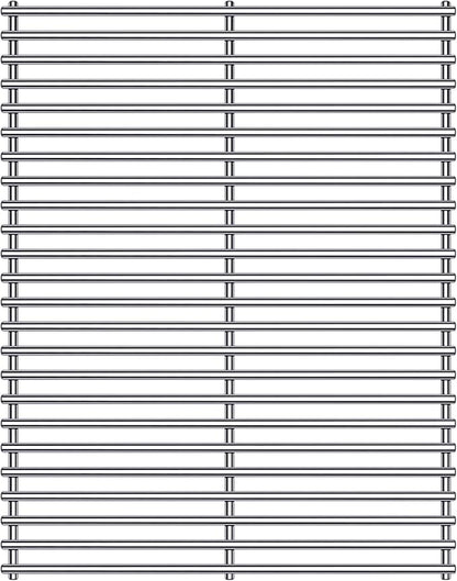 BBQ Grill Grates Replacement for Cuisinart Gas Grill CGG-200, CGG-220, CGG-240, Stainless Steel Cooking Grate Grids Gas Grill Parts Accessories 18 Inch for All Foods Portable Gas Grillls