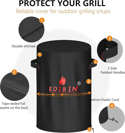 Fire Pit Cover for Ninja Fireside360,Compatible with Ninja Fireside360 Fire Pit ,600D Oxford with PVC,Waterproof Cover for Outdoor Heater & FirePit