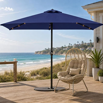 6.5 x 10ft Rectangular Patio Umbrella - Image 2