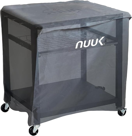 NUUK 24x30IN Waterproof Pizza Oven Table Cover, Heavy Duty UV Resistant Outdoor BBQ Dining Grill Cart Cover for Kitchen Island Prep Station
