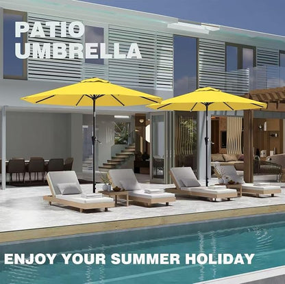 9 FT Patio Umbrella for Outdoor, Outdoor Table Umbrella - Image 8