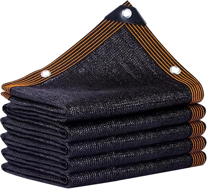 Shade Cloth - 70-90% Sunblock Net for Garden Patio,Shade Sails for Plants Greenhouse Outdoor Pergola Lawn Swimming Sun Shade Cloths for Kennel Chicken Coop Easier to Hang Shade Net Cover
