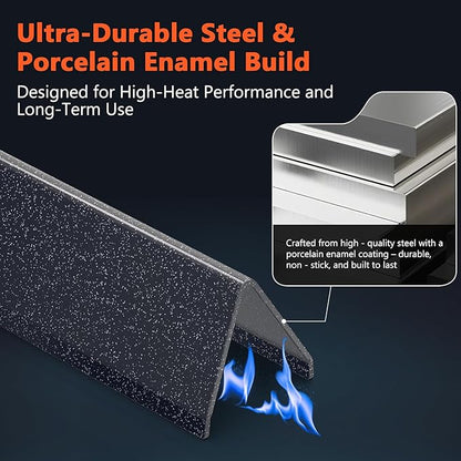 15.3" Flavorizer Bars for Weber Spirit 300 & GS4 II 300 Series, Spirit E310 E315 E320 E330 S310 S315 S320 S330 Grills with Front Control Knobs, Spirit 310 Replacement Parts for Weber 7636 69797 68843