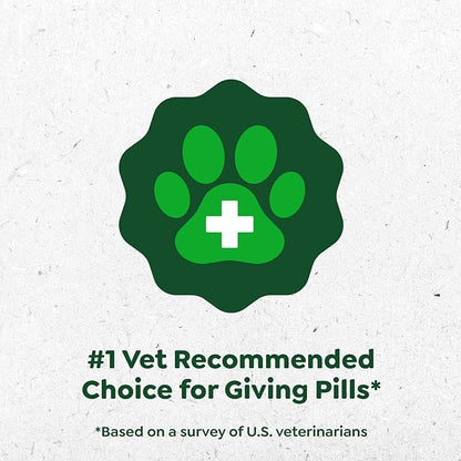 Greenies Pill Pockets for Dogs, Large Size Soft Dog Treats, Hickory Smoke Flavor, (6) 7.9 oz. Pouches