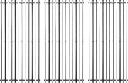 18-1/8" Stainless Steel Grates Replacement for Charbroil 463263110, 463268107, 463271309, 463271312, 463271313, 463271314, 463271315, 466231711, 466247310, 466247512 Kenmore Gas Grill