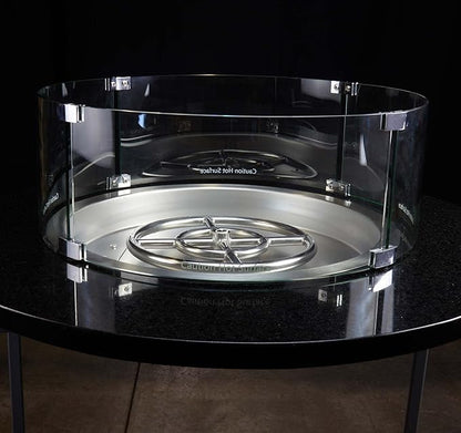 Celestial 23" x 8" Round Wind Guard, fits Celestial 19” Round Fire Pit Burner Pans